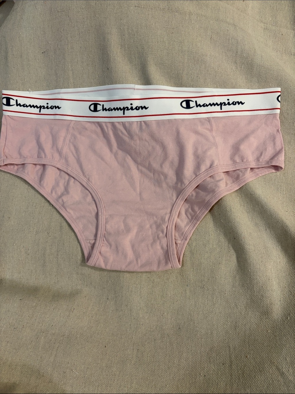 Champion Pink Girls' Cotton Briefs with Logo Waistband